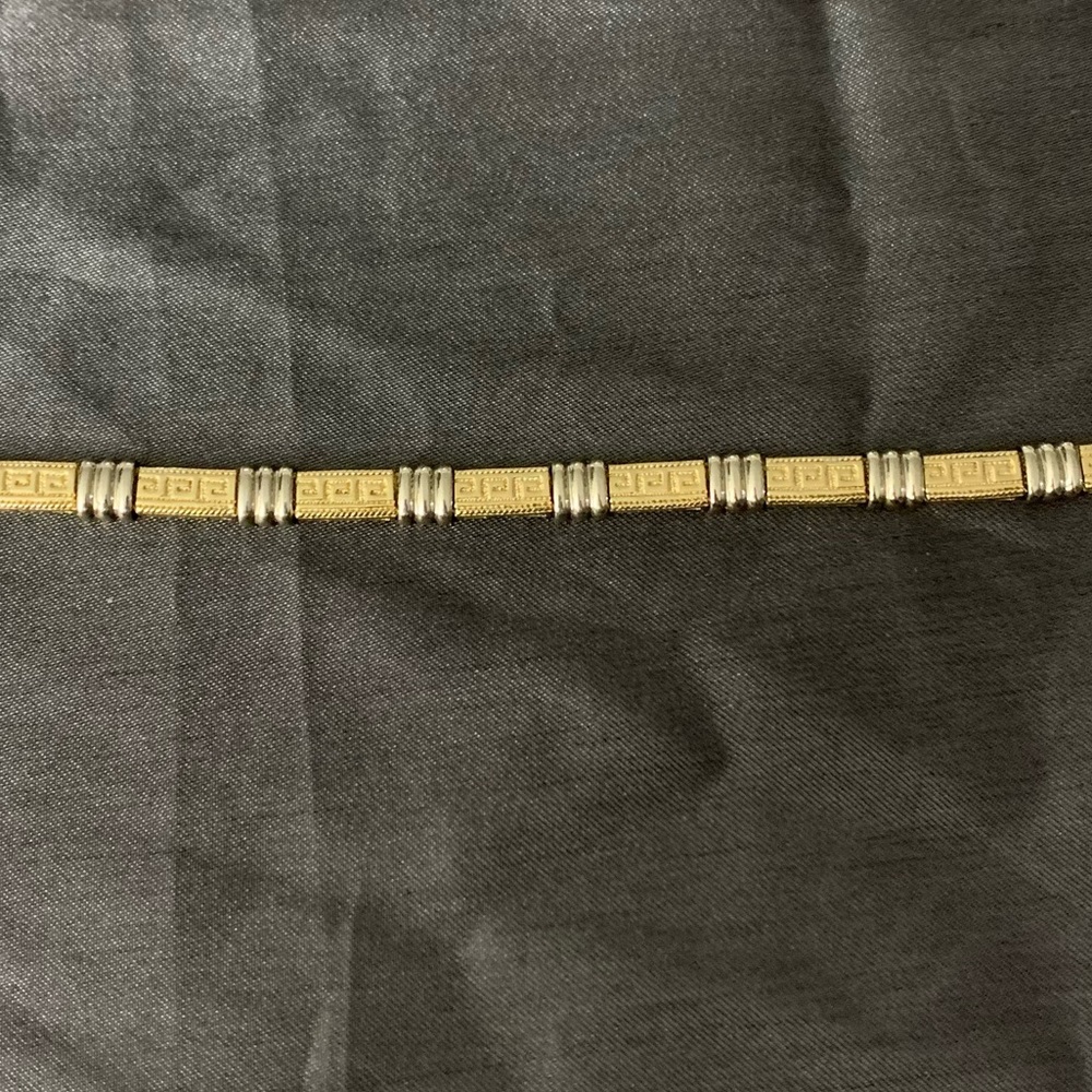 10k Greca Key Bracelet